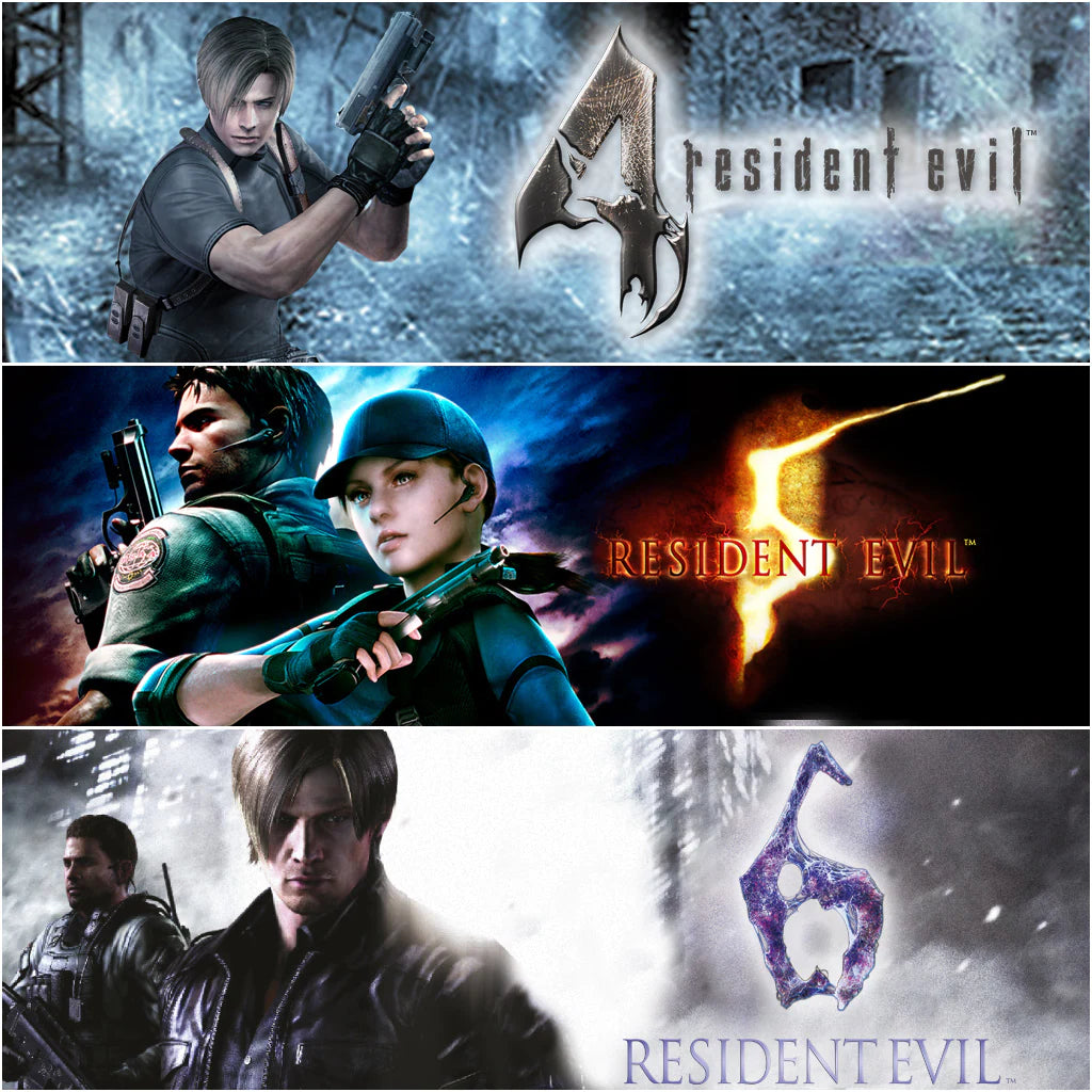 Resident Evil Triple Pack 4, 5 y 6