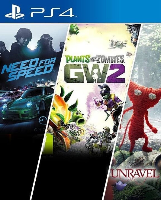 Pack EA Family (NFS 2016, PVZ 2, Unravel)